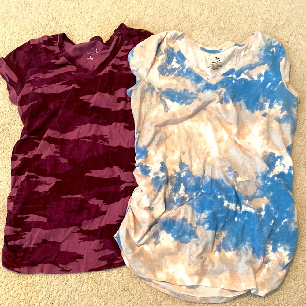 Two Maternity shirts from Kohls